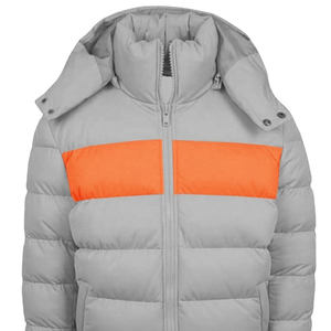 Wholesale Custom Printed High-Impact Bubble Jacket for <b>Men</b> Hooded Collar Pocket New Design Winter Coat Multiple Colors High - Product Image 2