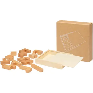 Jouets promotionnels en bois personnalisables en forme de puzzle pour le merchandising - Product Image 3