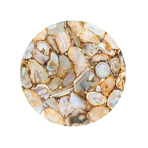 Sceau en agate poli artisanal, décoration de luxe pour la maison, motif floral religieux, résine, couleur personnalisée, artisanat haut de gamme - Product Image 1