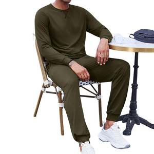 Chándales de impresión personalizados OEM para hombre, ropa de calle de manga larga con cuello redondo, chándal único transpirable para hombre - Product Image 4