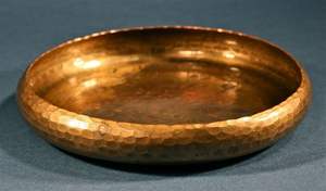 Design de luxe noir mat avec finition feuille de cuivre bol de pot de bougie de jardin et foyer avec pieds - Product Image 6