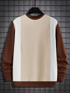 Diseño personalizado Casual Sudadera de manga larga Hombres Sudadera de cuello redondo Hombres Jersey Suéter para hombres - Product Image 2