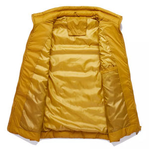 Chaleco Acolchado Unisex de Invierno, Estilo Urbano, OEM, con Estampado de Letras, Deportivo, Cuello Alto, Sin Mangas, Tejido, Ajustado - Product Image 3