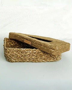 Impresionante Caja de Pañuelos de Mimbre Tejida a Mano, Caja de Almacenamiento Hecha a Mano, Ecológica, Decoración Natural para el Hogar, Venta al por Mayor desde Vietnam - Product Image 2