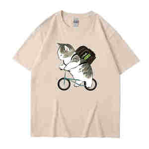 Camiseta Unisex de Diseño Personalizado con Logotipo Gráfico, Estampada, Holgada, Informal, 100% Algodón, Ecológica, Transpirable y de Secado Rápido - Product Image 6