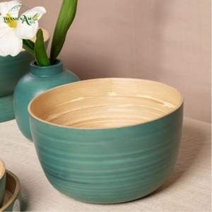 Bol en bambou tressé fait main, durable, léger, écologique, jetable, design classique, par Thanh Nam Arts pour la vente en gros - Product Image 6