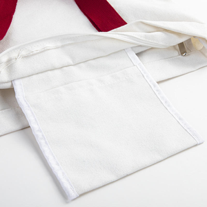 Vente en gros 14oz Heavy Duty Canvas Shopping Sacs fourre-tout avec Logo personnalisé Premium Motif rayé pour les promotions - Product Image 2