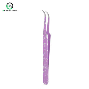 Pinces à cils courbées pour une isolation facile des cils, pinces à cils de haute précision pour les extensions de cils en volume - Product Image 1