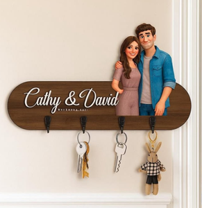 JD MULTI Customized Transparent Acrylic <b>Key</b> <b>Holder</b> Stand & Rack-in Origin - Product Image 4