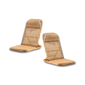 Silla de suelo de ratán tatami de Indonesia bellamente elaborada, perfecta para añadir un toque de elegancia moderna a cualquier habitación. - Product Image 6