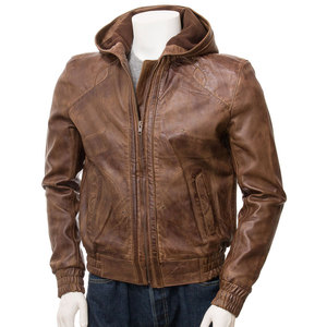 Veste d'hiver pour homme, mode urbaine, design unique, cuir avec manches longues, respirante et imperméable, ajustement confortable - Product Image 1