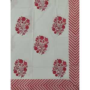 Parure de lit double en coton percale à motif floral classique avec taies d'oreiller 90x108, drap-housse et couette pour usage domestique, ensemble 3 pièces - Product Image 2