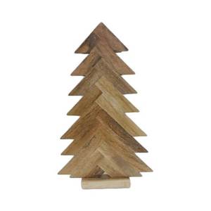 Arbre de noël décoratif en bois fabriqué à l'usine indienne, plateau de Table en bois poli sur mesure, vente en gros - Product Image 1