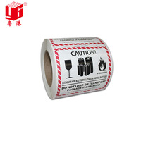 Étiquette adhésive personnalisée UV pour codes-barres de supermarché, format oreiller 3x2 pouces, étiquette de prudence en papier thermique imperméable, prix usine