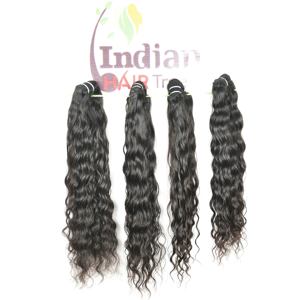 Vente en gros de cheveux de haute qualité à cuticules alignés avec texture soyeuse et extensions de cheveux humains indiens Remy forts pour femmes - Product Image 4