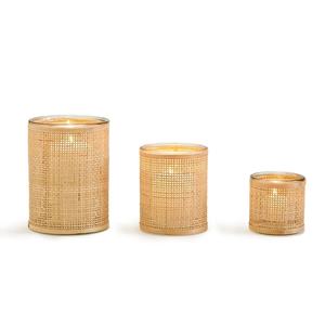 Portavelas de bambú para sala de estar, artículos de lujo, linternas y tarros de vela de fábrica de Vietnam - Product Image 4