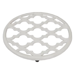 Salvamanteles de hierro fundido rústico Vintage para cocina o mesa de comedor cuadrado decorativo con patrón de plantas pedido mínimo - Product Image 3