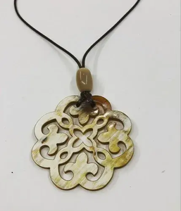 Women's Eco-Friendly Snake Chain Necklace <b>Buffalo</b> <b>Horn</b> & Alloy Classic Style for Weddings Parties or Gifts - Product Image 5