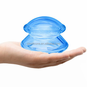 Terapi <span class=keywords><strong>Cupping</strong></span> Silikon 4pc Set Cangkir Pijat Profesional Cina - Product Image 1