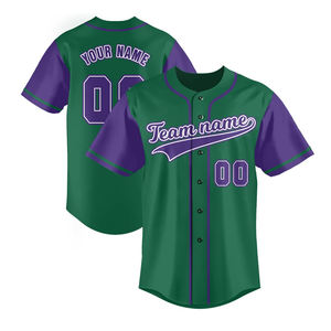 Logo personnalisé Prix de gros Maillot de baseball respirant Nouveau design Maillot de baseball et de softball de haute qualité pour hommes - Product Image 1