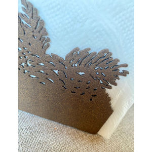 Servilletero de acero inoxidable blanco de lujo con diseño elegante hecho a mano perfecto para uso doméstico en hoteles y restaurantes - Product Image 4