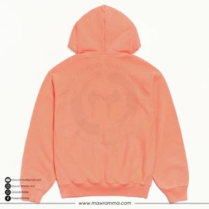 เสื้อฮู้ดดี้สตรีทแวร์โอเวอร์ไซส์สำหรับฤดูหนาว ขายส่ง ผ้าฝ้ายฟลีซ 100% เนื้อหนา สีพื้น ปักโลโก้ พิมพ์ลาย ได้ตามสั่ง แบบยูนิเซ็กส์ - Product Image 4