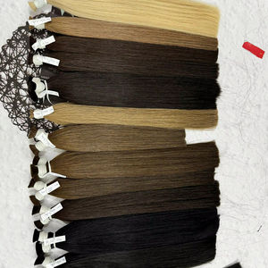 Extensions de cheveux Remy naturelles multicolores à prix d'usine teintes en noir en vrac vague d'eau profonde vague de corps pour le vietnamien - Product Image 6