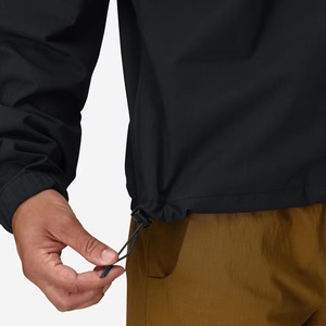 Chaqueta cortavientos para hombre personalizada para golf material impermeable transpirable producción OEM con logotipo impreso y etiqueta privada - Product Image 4