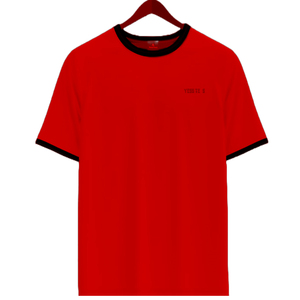 เสื้อยืดแขนสั้นผู้ชายผ้าฝ้ายออร์แกนิคเจอร์ซีย์ 200 กรัม ระบายอากาศได้ดี สกรีนโลโก้ 3 มิติด้านหน้า ไซส์ใหญ่ รับผลิตตามสั่ง - Product Image 1