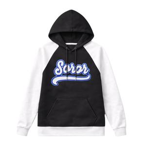 <b>Black</b> 20 Zeta Beta Soror Raglan Sleeve Hoodie Winter Printed 100% Cotton 1920 Founders Inspired Greek Sorority Finer Womanhood - Product Image 3