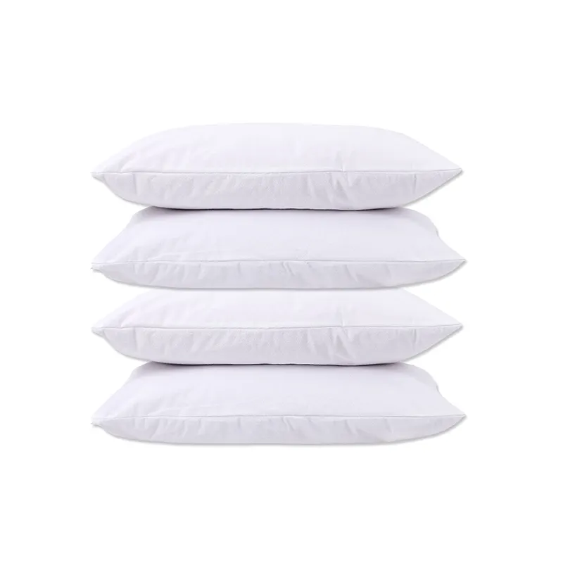 White Pillow Cases Standard Size Pillowcase Covers with Zipper Hidden Breathable & Ultra Soft Pillow Covers for Easy Care Pillow