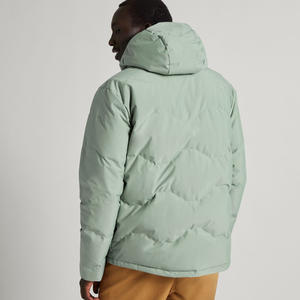 2024 veste matelassée imperméable de style High Street pour hommes sur mesure avec bombardier d'hiver à bulles et motif de lettres - Product Image 4