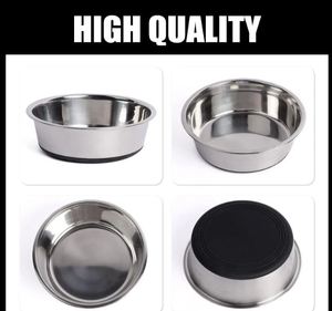 Wholesale Manufacturer's Portable Stainless Steel <b>Dog</b> Bowls Rounded Petware for Floor Use Sale on for <b>Dog</b> Food or Water Feeder - Product Image 3