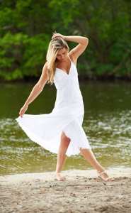 Summer New Women's Casual Dresses Sleeveless Mini High Waist V-Neck Chiffon Floor-Length Lavable for Party Evening Events - Product Image 2