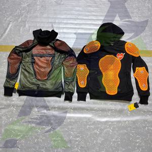 Sweat à capuche de moto à fermeture éclair approuvé CE, résistant à l'abrasion, résistant aux coupures, doublure renforcée - Product Image 1