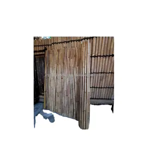 Recinzione in bambù naturale in rotolo 180x180cm