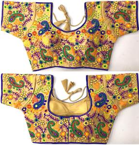 Blusa De Diseñador Con Trabajo De Hilo Y Trabajo De Espejo De Aluminio - Product Image 2