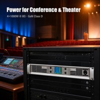 Amplificateur de puissance numérique de classe D GaN 4 canaux FFR AUDIO D4100