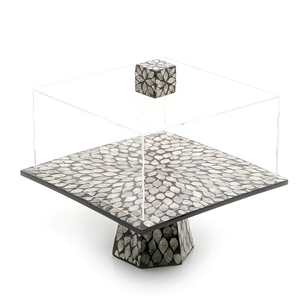 ที่ตั้งอาหารหอยมุกทำด้วยมือสุดหรูพร้อมฝาอะคริลิคสำหรับวันหยุดเทศกาลอีสต์อาหรับจากเวียดนาม - Product Image 3