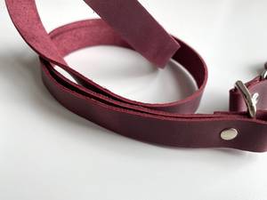 Alw ป้ายหนังแท้ทำด้วยมือมีสายคล้องบัตรประชาชนป้าย ID กระเป๋าหนังสำหรับเดินทางป้ายบัตรประชาชนแบบแขวน - Product Image 6