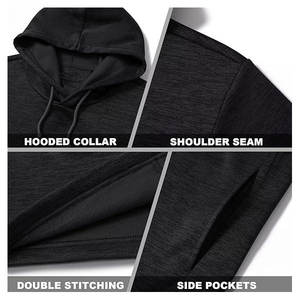 Sweat-shirt unisexe streetwear à manches longues, léger, respirant, à séchage rapide, imprimé sur mesure, best-seller, en coton et polyester extensible - Product Image 3