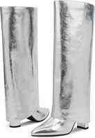 Vente en gros de chaussures d'automne et d'hiver pour femmes chaussures à fermeture éclair sur le devant bottes longues noires pour femmes bottes hautes fabriquées au Pakistan