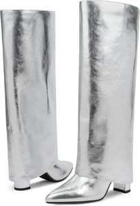 Venta al por mayor Señoras Otoño Invierno Zapatos Tallas grandes Cremallera frontal Zapatos Botas largas Mujeres Negro Rodilla Botas altas Hecho en Pakistán - Product Image 5