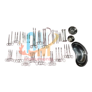 ชุดเครื่องมือผ่าตัดพื้นฐานสำหรับการผ่าตัดผ่าเปิดหน้าท้อง 50 ชิ้น ชุดอุปกรณ์ทางการแพทย์ เกรดทางการแพทย์ สแตนเลสมาตรฐานเยอรมัน - Product Image 1