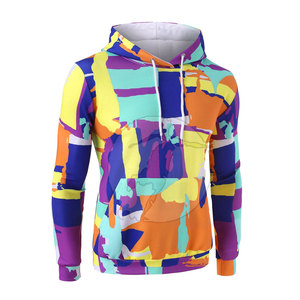 Sweats à capuche légers à sublimation pour hommes de haute qualité Nouveaux sweats à capuche à sublimation avec cordon de serrage extérieur - Product Image 1