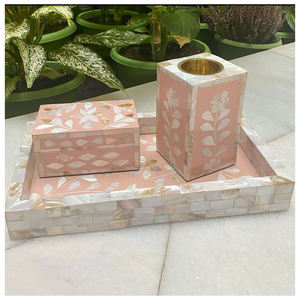 Royal Oud Mabkhara cadeau parfait pour le Ramadan brûleur haute vente support Mubkhar bois incrustation os brûleur d'encens pour Bakhoor - Product Image 2