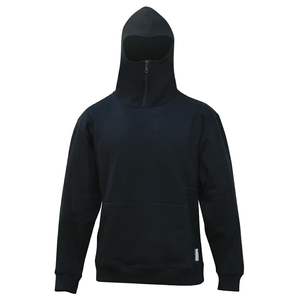 2025 personalizado Ninja Hoodie hombres transpirable polar pulóver deportes Fitness cara cubierta máscara Puff impreso 100% algodón de alta calidad - Product Image 6