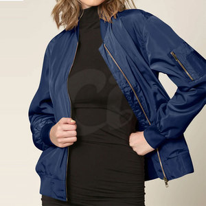 Blouson d'aviateur de différentes couleurs Blouson d'aviateur au design unique Blouson d'aviateur lavable pour femmes - Product Image 3