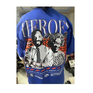 T-shirt oversize homme 250 grammes tricoté DTG imprimé qualité vente en gros couleur séchage rapide caractéristique bas prix T-shirt oversize unisexe - Product Image 3