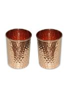 Gobelets en verre martelé avec bord doré, style zen asiatique, écologiques, réutilisables, bienfaits ayurvédiques, pour usage quotidien